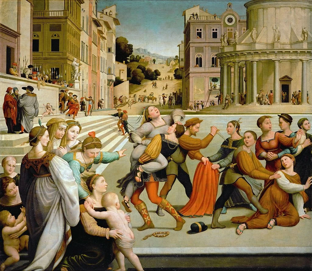 Il ratto di Dina - Genesi 34, Kunsthistorisches Museum Vienna